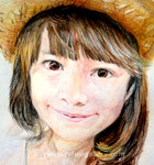 pastel portrait painting