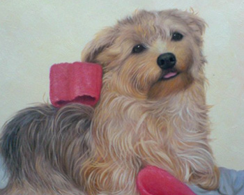 custom dog painting from photo