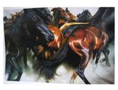 horse painting from photo II