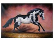 horse painting from photo VI