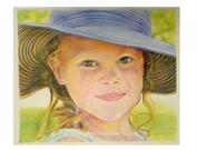 pastel portrait painting from photo I