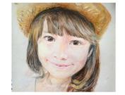 pastel portrait painting from photo III